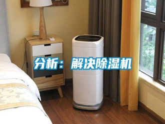 企业新闻分析：解决除湿机
