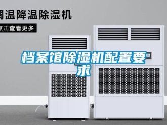 企业新闻档案馆除湿机配置要求
