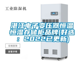 知识百科湛江电子变压器恒温恒湿存储柜品牌(好选：2022已更新)