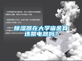 行业新闻除湿器在大学宿舍算违禁电器吗？
