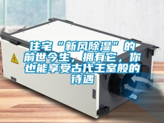 企业新闻住宅“新风除湿”的前世今生，拥有它，你也能享受古代王室般的待遇