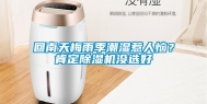 回南天梅雨季潮湿惹人恼？肯定除湿机没选好