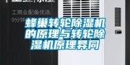 蜂巢转轮除湿机的原理与转轮除湿机原理异同