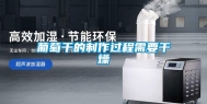 葡萄干的制作过程需要干燥
