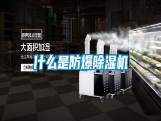 知识百科什么是防爆除湿机