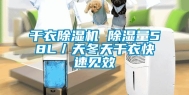 干衣除湿机 除湿量58L／天冬天干衣快速见效