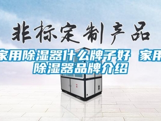 行业新闻家用除湿器什么牌子好 家用除湿器品牌介绍