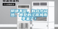 阴晴不定，有点小闷热，典型的江南梅雨季来了？