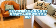 冷凝式家用除湿机好在哪里？除湿机怎么选哪个品牌值得推荐