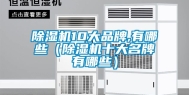 除湿机10大品牌,有哪些（除湿机十大名牌有哪些）