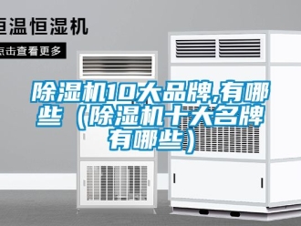 企业新闻除湿机10大品牌,有哪些（除湿机十大名牌有哪些）