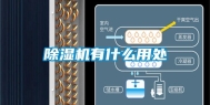 除湿机有什么用处