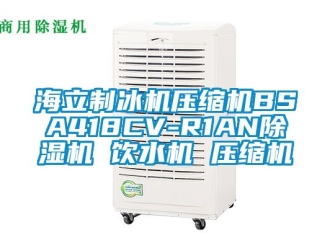 行业新闻海立制冰机压缩机BSA418CV-R1AN除湿机 饮水机 压缩机