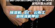 除湿机 工厂 云南工业除湿机单价