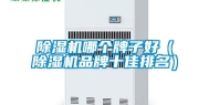除湿机哪个牌子好（除湿机品牌十佳排名）