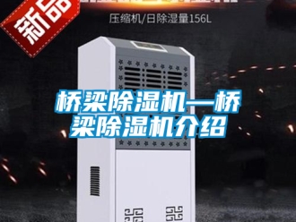 行业新闻桥梁除湿机—桥梁除湿机介绍