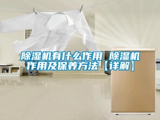 行业新闻除湿机有什么作用 除湿机作用及保养方法【详解】